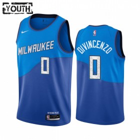 Maillot Basket Enfant Milwaukee Bucks Donte DiVincenzo 0 2020-21 City Edition Swingman